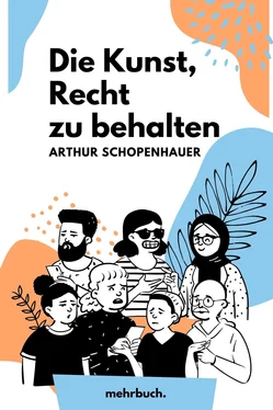 Arthur Schopenhauer Die Kunst, Recht zu behalten обложка книги