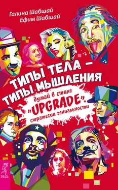 Ефим Шабшай Типы тела – типы мышления. Думай в стиле «Upgrade». Стратегии гениальности обложка книги