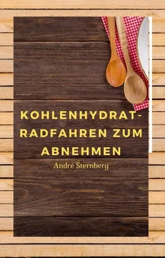 André Sternberg Kohlenhydrat-Radfahren zum Abnehmen обложка книги