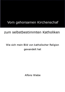 Alfons Wiebe Vom gehorsamen Kirchenschaf zum selbstbestimmten Katholiken обложка книги
