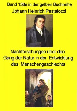 Johann Heinrich Johann Heinrich Pestalozzi; Meine Nachforschungen über den Gang der Natur in der Entwicklung des Menschengeschlechts обложка книги