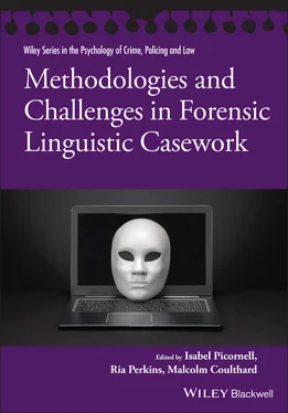 Неизвестный Автор Methodologies and Challenges in Forensic Linguistic Casework обложка книги