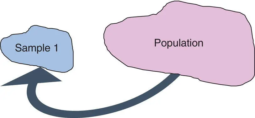 Figure 41 A data sample is a random set of values drawn from the parent - фото 10