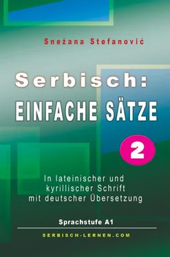 Snezana Stefanovic Serbisch: Einfache Sätze 2 обложка книги