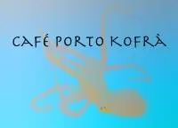 Schild am Hafencafé Café Porto Kofrá Der Schriftzug auf dem Metallschild - фото 2