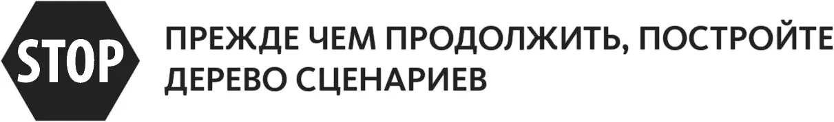 Решение к упражнению 18предлагает два варианта дерева сценариев каждое из - фото 56