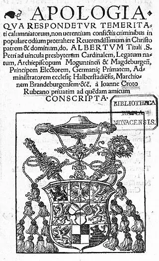 Crotus Rubeanus auch Rubianus um 1480 in Dornheim bei Arnstadt Thüringen - фото 74