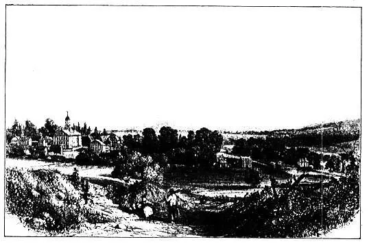 Ansicht von Bethlehem im Jahre 1830 Das ganze Leben der Herrnhuter entsprach - фото 27