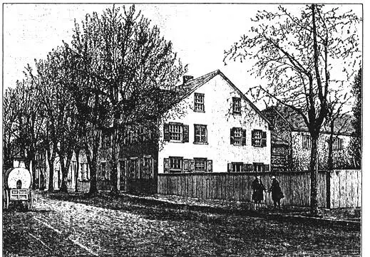 Christoph Saurs Wohnhaus und Druckerei Dass im Jahre 1690 in Germantown auch - фото 17
