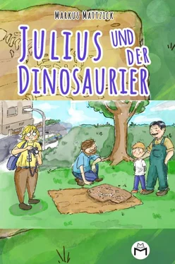 Markus Mattzick Julius und der Dinosaurier обложка книги