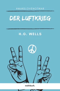 H. Wells Der Luftkrieg обложка книги