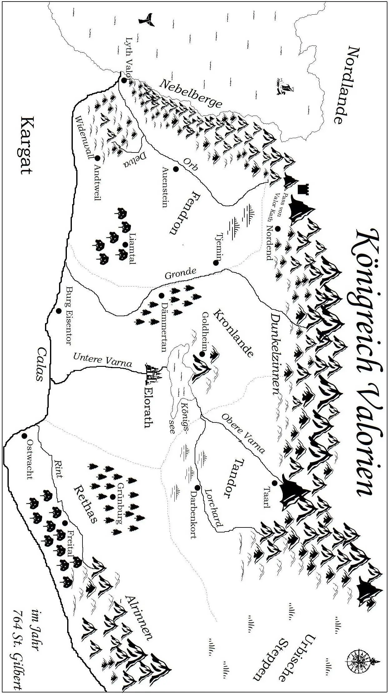Prolog 755 St Gilbert König Thanhold von Valorien stand auf dem Wehrgang von - фото 2