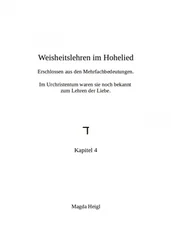 Magda Heigl - Lehren der Liebe