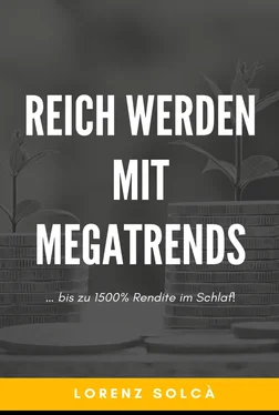 Lorenz Solcà Reich werden mit Megatrends обложка книги