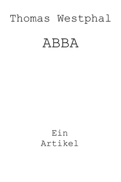 Thomas Westphal ABBA обложка книги