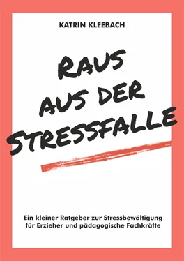 Katrin Kleebach Raus aus der Stressfalle обложка книги