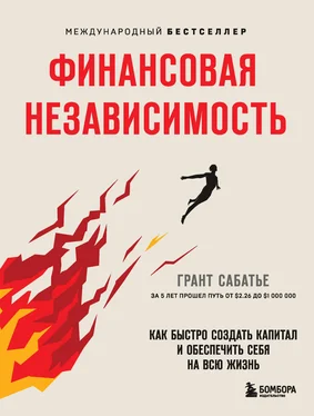 Грант Сабатье Финансовая независимость. Как быстро создать капитал и обеспечить себя на всю жизнь обложка книги