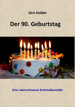 Jörn Kolder Der 90. Geburtstag - Eine rabenschwarze Kriminalkomödie обложка книги