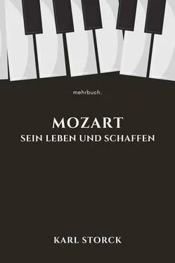 Karl Storck Mozart обложка книги