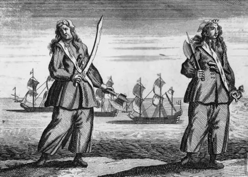 Женщиныпираты Анни Бонни и Мэри Ред Карта острова СанДоминго XVIII в - фото 8