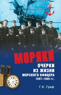 Гаральд Граф Моряки. Очерки из жизни морского офицера 1897-1905 гг. обложка книги