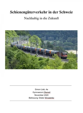Simon Lieb Schienengüterverkehr in der Schweiz обложка книги