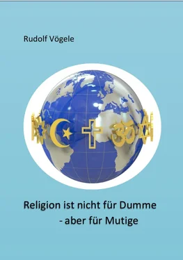 Rudolf Vögele Religion ist nicht für Dumme - aber für Mutige обложка книги