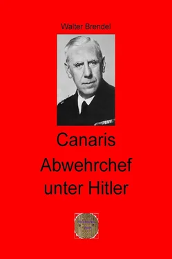 Walter Brendel Canaris Abwehrchef unter Hitler обложка книги
