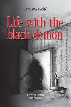 Sandra Pasic Life with the black demon обложка книги