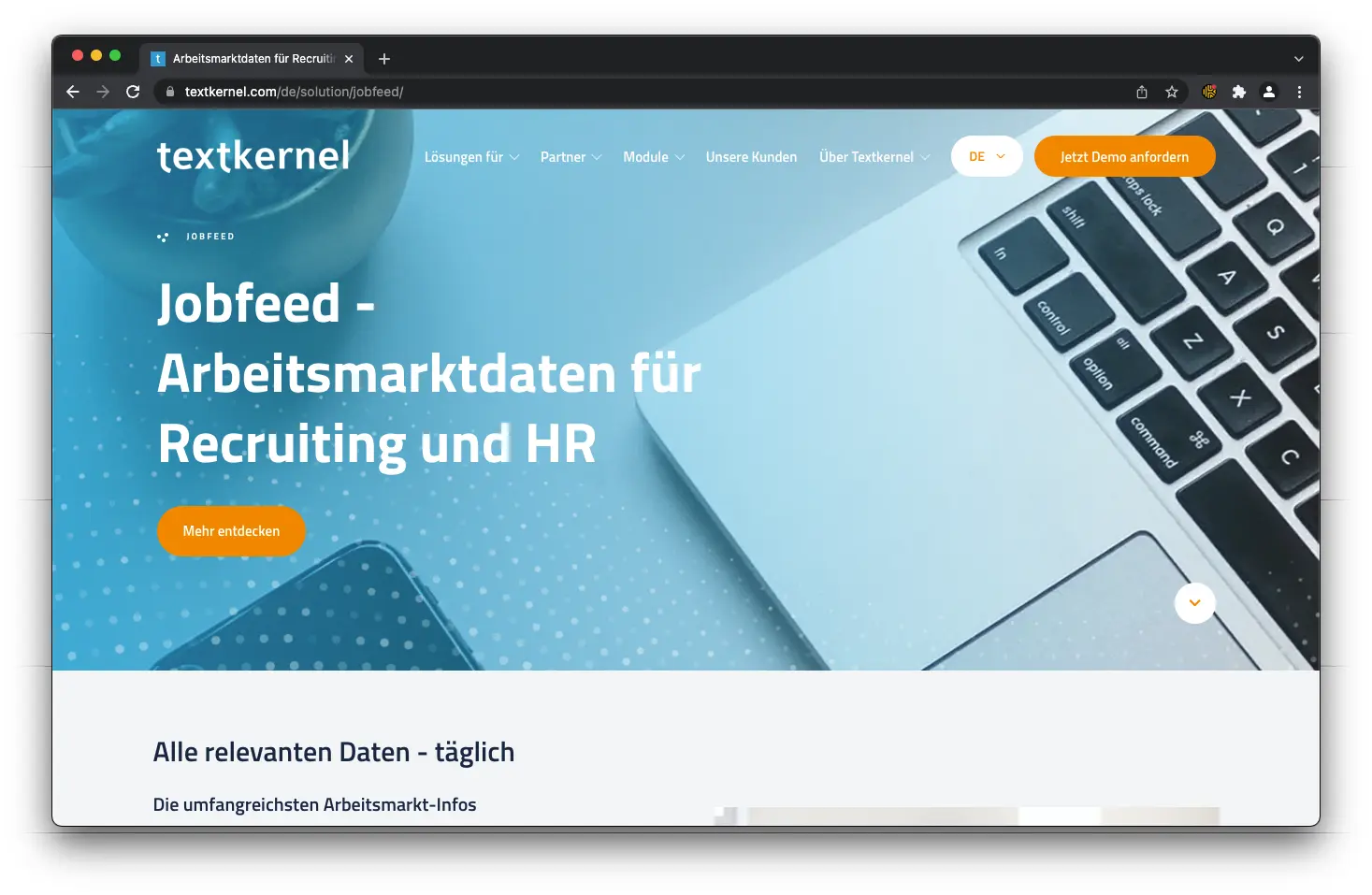 Im Prinzip ist Jobfeed von Textkernel mit Index Anzeigedaten durchaus - фото 14