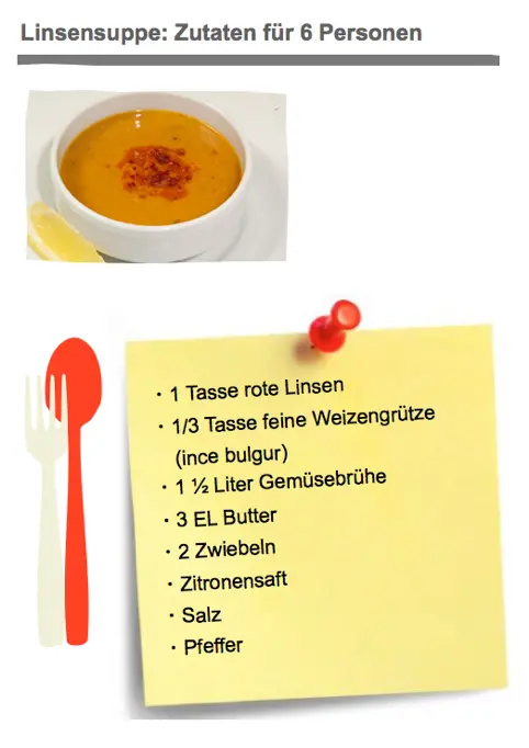 Almsuppe Yayla Çorbası Zubereitung Geben Sie in einen Topf 45 gram Butter und - фото 1