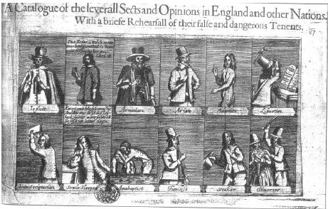 Aus dem illustrierten Sektenkatalog eines unbekannten Künstlers um 1647 In - фото 6