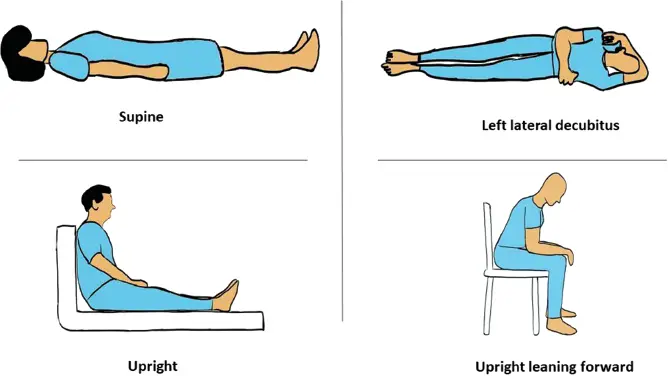 Figure 21 Supine left lateral decubitus upright and upright leaning forward - фото 4
