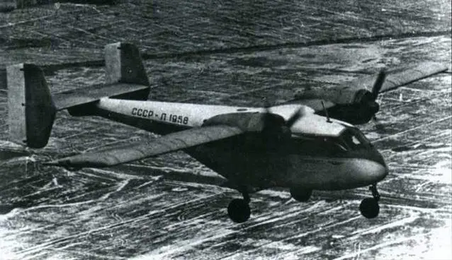 Первый прототип Ан14 в начальный период заводских испытаний Март 1958 г - фото 21