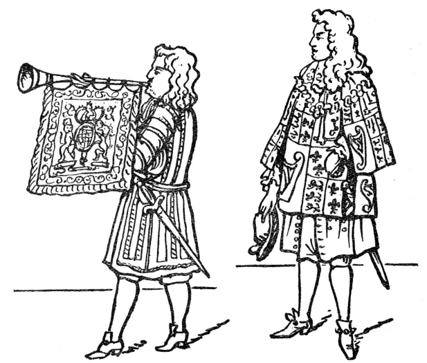 Fig 18 Un trompetista estatal y un heraldo en la coronación de Jacobo I En - фото 51
