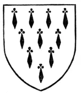 Fig 33 Brazos de Juan de Montfort de lo contrario de Bretagne duque de - фото 82