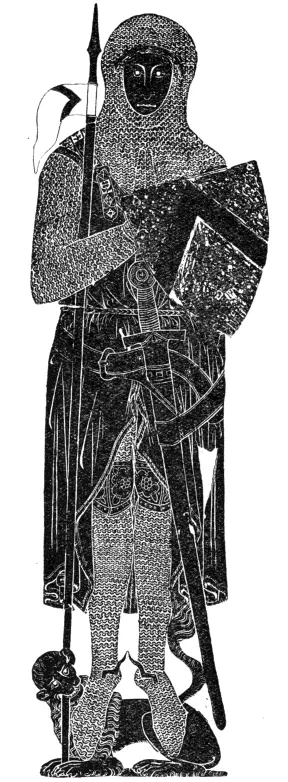 Fig 23 Latón de Sir John DAubernoun en Stoke DAbernon Brazos Azure un - фото 60