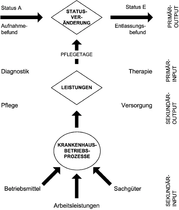 Abb 1 Input und Output des Krankenhausprozesses Auch nach Wegfall des - фото 3