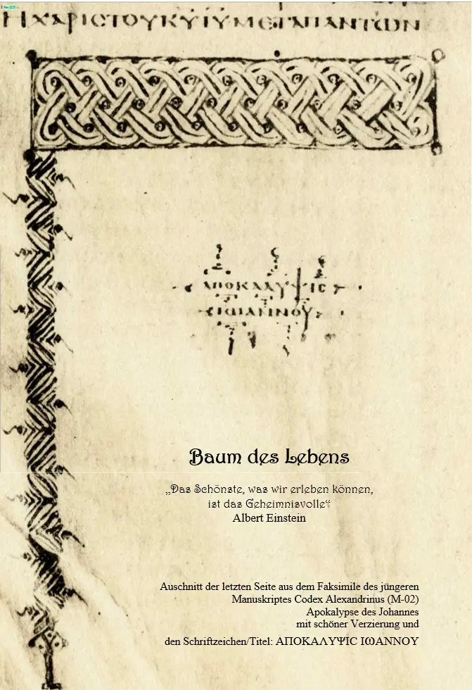 Baum des Lebens Die 4 Evangelien und die Offenbarung des Johannes Vortrag von - фото 3