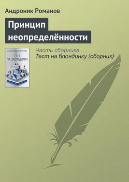 Андроник Романов Принцип неопределённости обложка книги