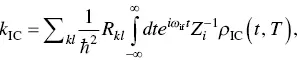 where is the nonadiabatic electronic coupling and ρ IC t T is the thermal - фото 18