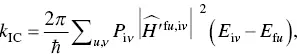 where E iv E fu reflects the electronic and vibrational energies of the - фото 16