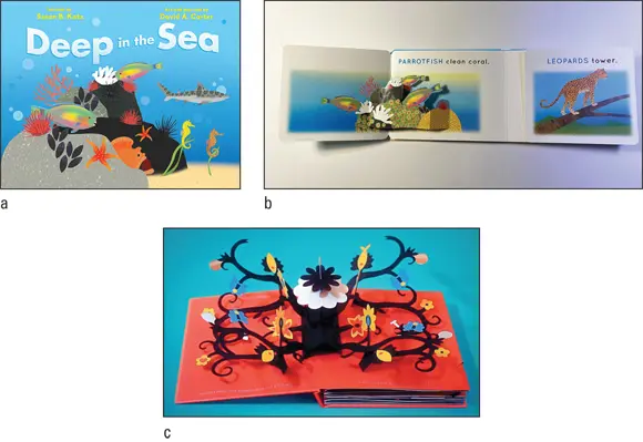 a cover and b interior from Deep in the Sea by Susan B Katz with - фото 34
