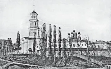 Китаевский монастырь Фотооткрытка 1910х годов Вода в Китаеве всегда - фото 15