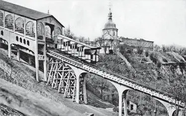 Михайловский подъем фуникулер Фотооткрытка 1910х годов Слава о киевском - фото 46