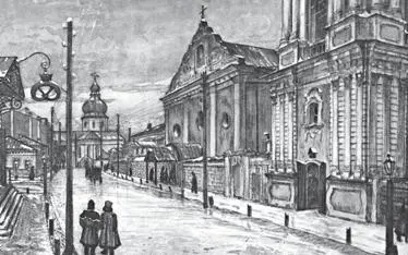 Петропавловский монастырь и церковь Николы Притиски Худ ГК Лукомский 1919 - фото 48