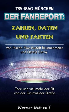 Werner Balhauff Die 60er – Zahlen, Daten und Fakten des TSV 1860 München обложка книги