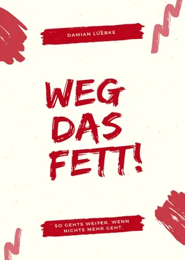 Damian Lübke Weg das Fett! обложка книги