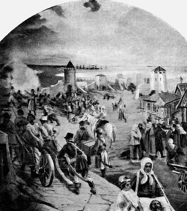 Азовское сидение в 1614 году С картины художника ТК Петрусевича Вот что - фото 27