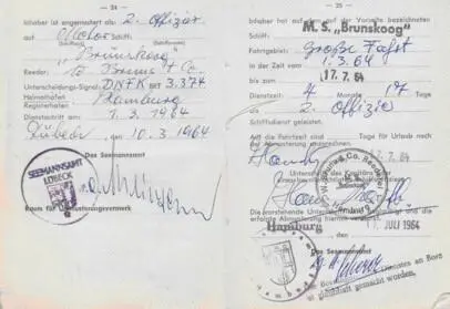 Mein Dienstantritt fiel bei Eis und Schnee auf den 1März 1964 in Lübeck auf - фото 15